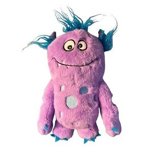 Purple Snuggle Monster Hide & Seek Bedtime Plush Stuffed Animal Lovey 12”